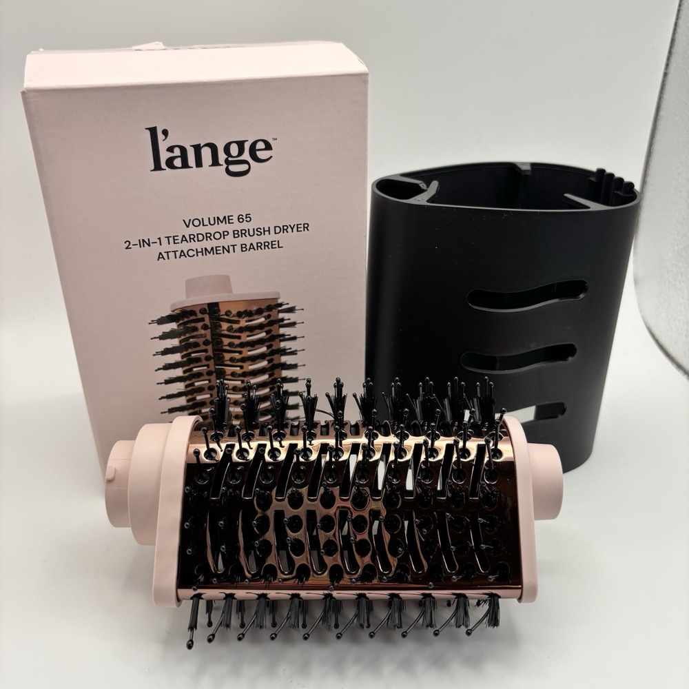 L'ANGE 60mm High Volume 2 IN 1 Hair Brush Dryer Attachment Barrel BlushTearDrop